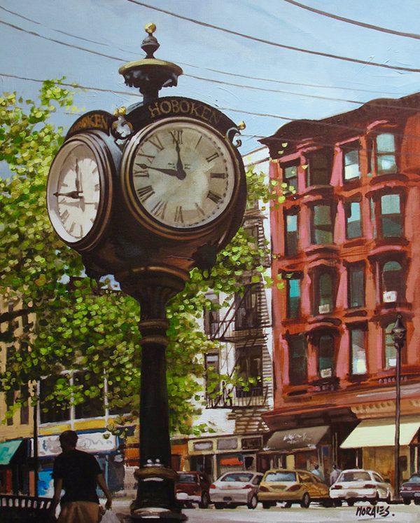 The Hoboken Clock / Acrilic on canvas / 24 x 30 inch / SOLD