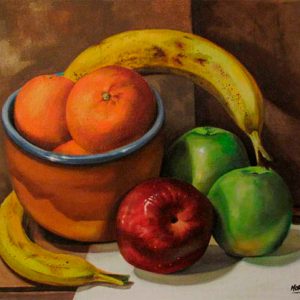 Frutas / Acrylic on canvas / 17 x 23 inch / SOLD