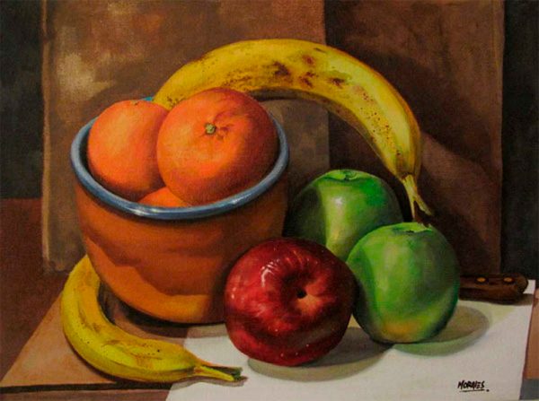 Frutas / Acrylic on canvas / 17 x 23 inch / SOLD
