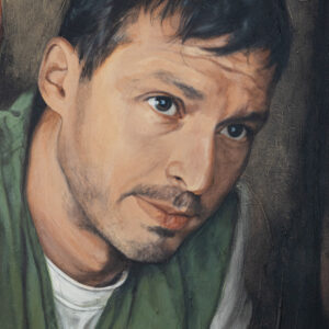 Autoretrato / Acrylic on canvas / 15.7 x 23.6 inch / Private Collection