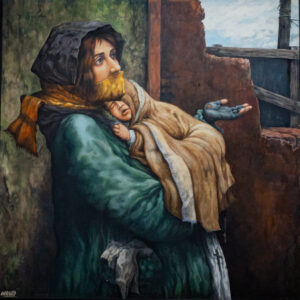 Mi Piedad / Acrylic on canvas / 56 x 56 inch / Private Collection